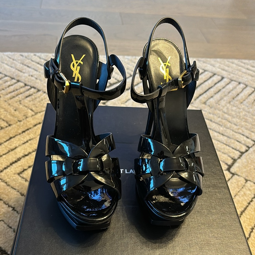 Vitello Vernice Soft Nero (Tribute Co 105 Sandals) - Picture 4 of 4